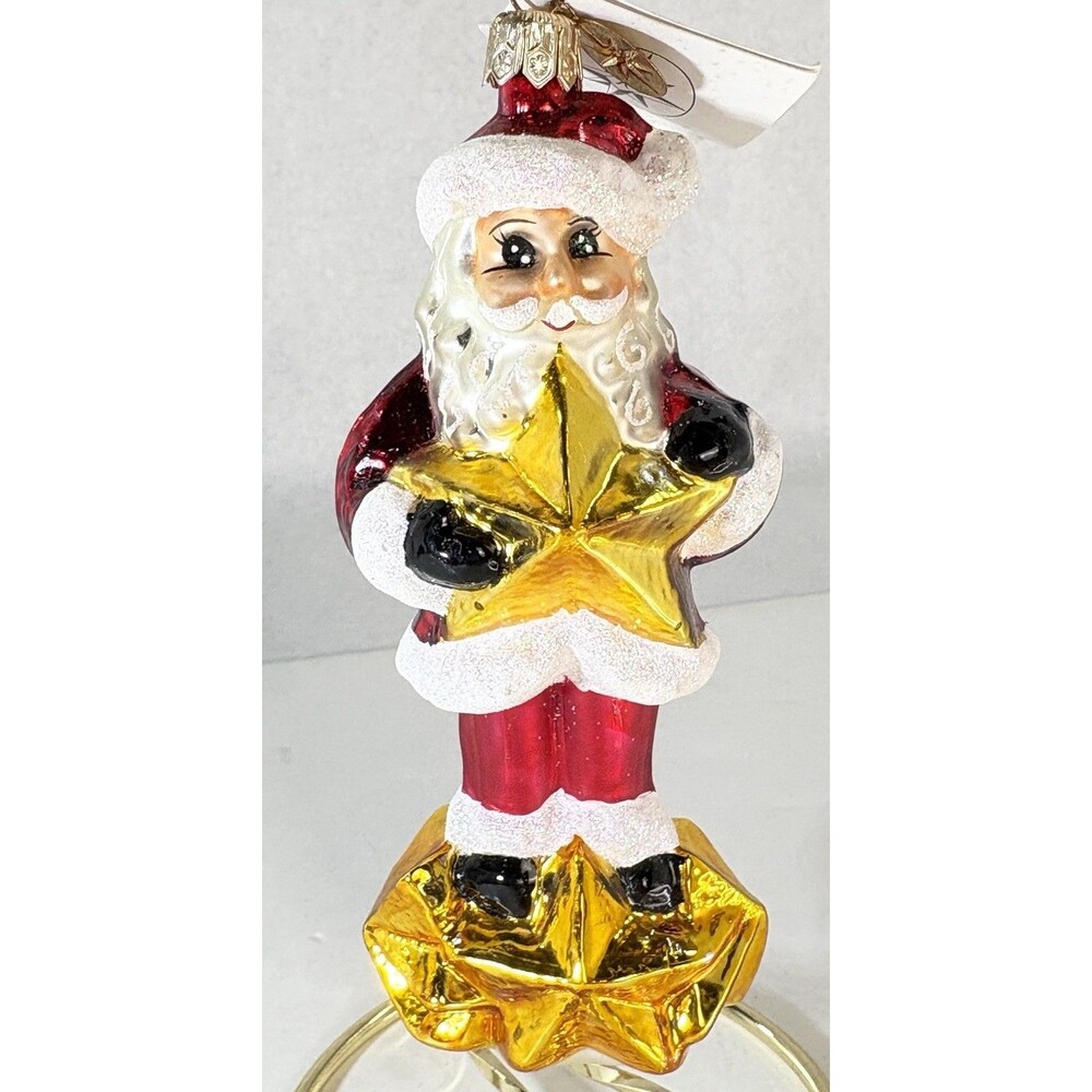 Christmas Radko Ornament Santa Star Joy Christmas 2000 ~ Excellent Condition